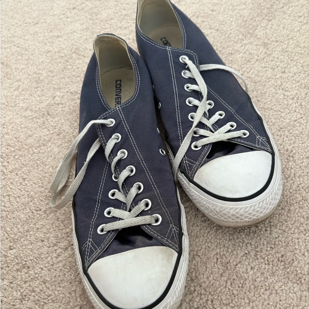 Used Converse Men's Grey Low-Top Sneakers Sz 13 - Picture 7 of 8